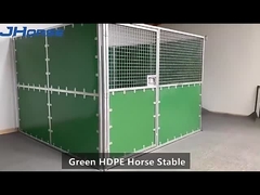 Hộp ổn định ngựa di động bằng nhựa PVC tạm thời dễ dàng lắp đặt với mái nhà