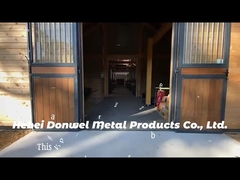 Mái che trong nhà Chuồng ngựa châu Âu Điền gỗ tre