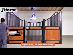 3.6m portable thép kẽm chuồng ngựa cho sân ngựa bảng