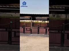 Mặt trước ngựa đệm nhựa với bánh lấp đầy loại gỗ và xử lý bề mặt tre