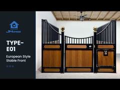 Chuồng ngựa Châu Âu 3.5x2.2m với chốt khóa chân an toàn kép