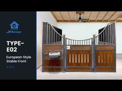 Mái nhà cưỡi ngựa Tiền chế miễn phí Chuồng ngựa Châu Âu Trang trại Chuồng ngựa Thiết bị