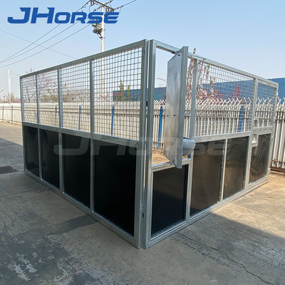 Hộp ổn định ngựa di động bằng nhựa PVC tạm thời dễ dàng lắp đặt với mái nhà