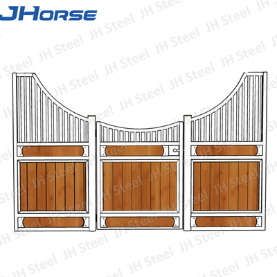Bền dễ dàng để gian hàng chuồng ngựa thép bền vật liệu gỗ