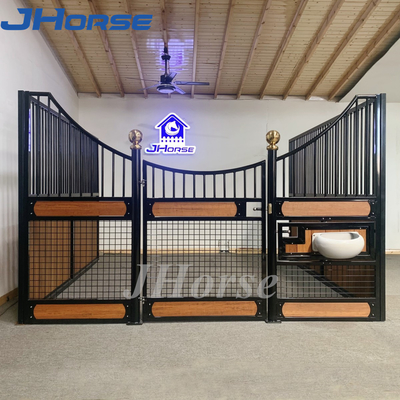 Trang trại bằng gỗ lưới thấp Chuồng ngựa Chuồng ngựa Mặt trước Hộp di động