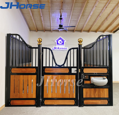 Chuồng ngựa châu Âu 3m 3,6m có bảng mặt trước ổn định ách E-06