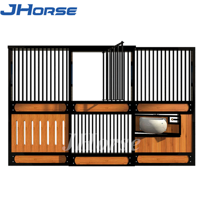 10ft 12ft 14ft Ngựa Hộp ổn định Cửa trượt Gỗ