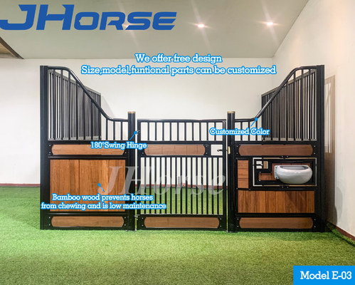 Bảng điều khiển ngựa hình vuông bề mặt nhẵn được tráng kẽm cao cho sân nông trại