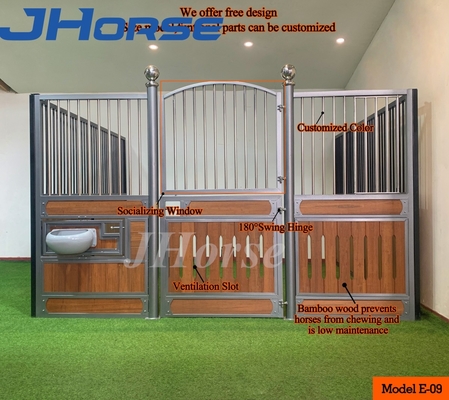 Chuồng ngựa ngoài trời bằng thép không gỉ tạm thời bằng thép không gỉ mạ kẽm Cá nhân
