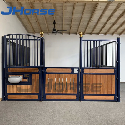Kích thước Tùy chọn Chuồng ngựa bằng kim loại 12 chân Máy cấp liệu xoay Ống mạ kẽm sang trọng
