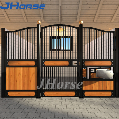 Khung thép Khung ngựa tre, Chuồng ngựa Prefab tùy chỉnh