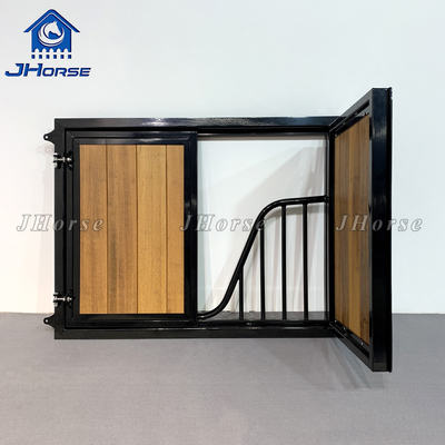 Sửa chữa thấp ngựa cửa khoan ổn định và cửa sổ tre hoặc thủy tinh điền bột đen ốp ống kẽm