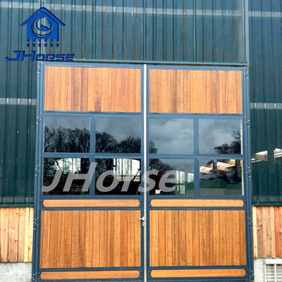 Cửa ngựa châu Âu thực tế Rụng nhựa Lấp gỗ Pallet tùy chỉnh màu bột phủ tấm