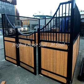 Sơn tĩnh điện kết thúc Ngựa Stall Mặt trận Kim loại Horse Stall Gates Độ bền cao