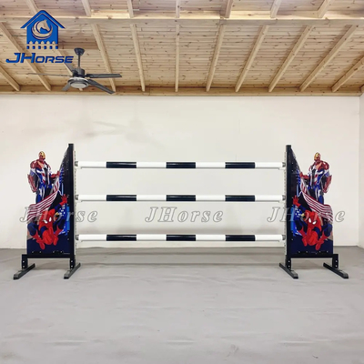 Thiết kế độc đáo bền vững An toàn ngựa nhảy nhanh nhẹn hoạt động gỗ thủ công ngựa nhảy trở ngại