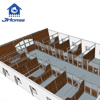 Cửa tùy chỉnh Kích thước N loại chuồng ngựa Bảng phía trước với cửa sổ và cửa chuồng