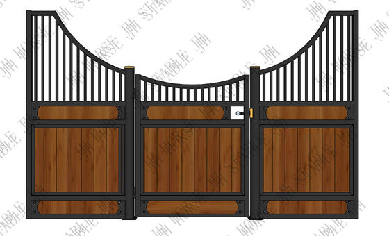 Ống tròn kim loại 3D 3m Ổn định ngựa hiện đại