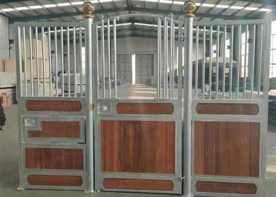 Khung kim loại thép mạ kẽm mạ kẽm Mặt trước chuồng ngựa hạng nặng