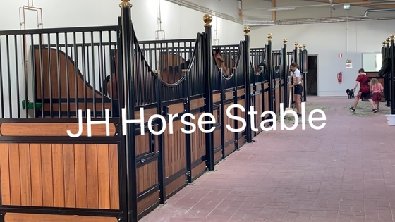 Nhà đúc sẵn 10 foot Kim loại Chuồng ngựa Mặt tiền Vật liệu xây dựng Mô-đun